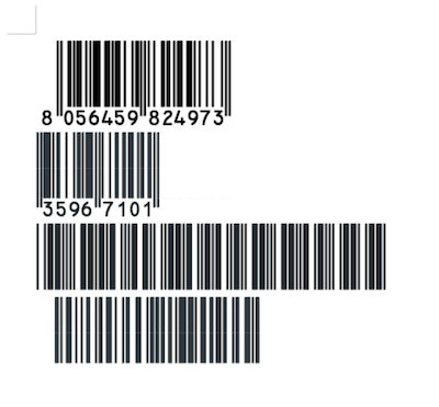 Barcode format Result