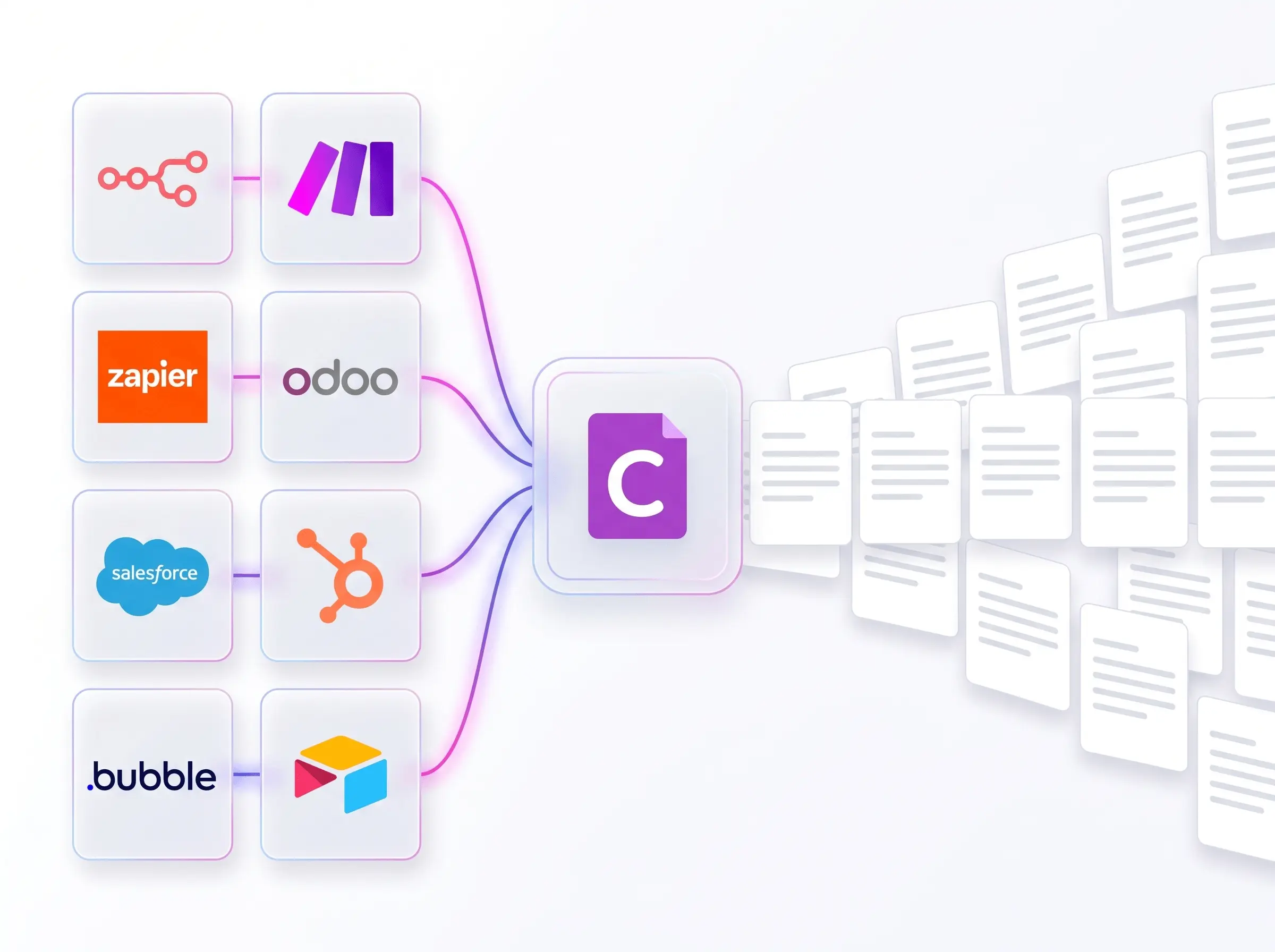Automate document generation at scale with your CRM and no-code tools