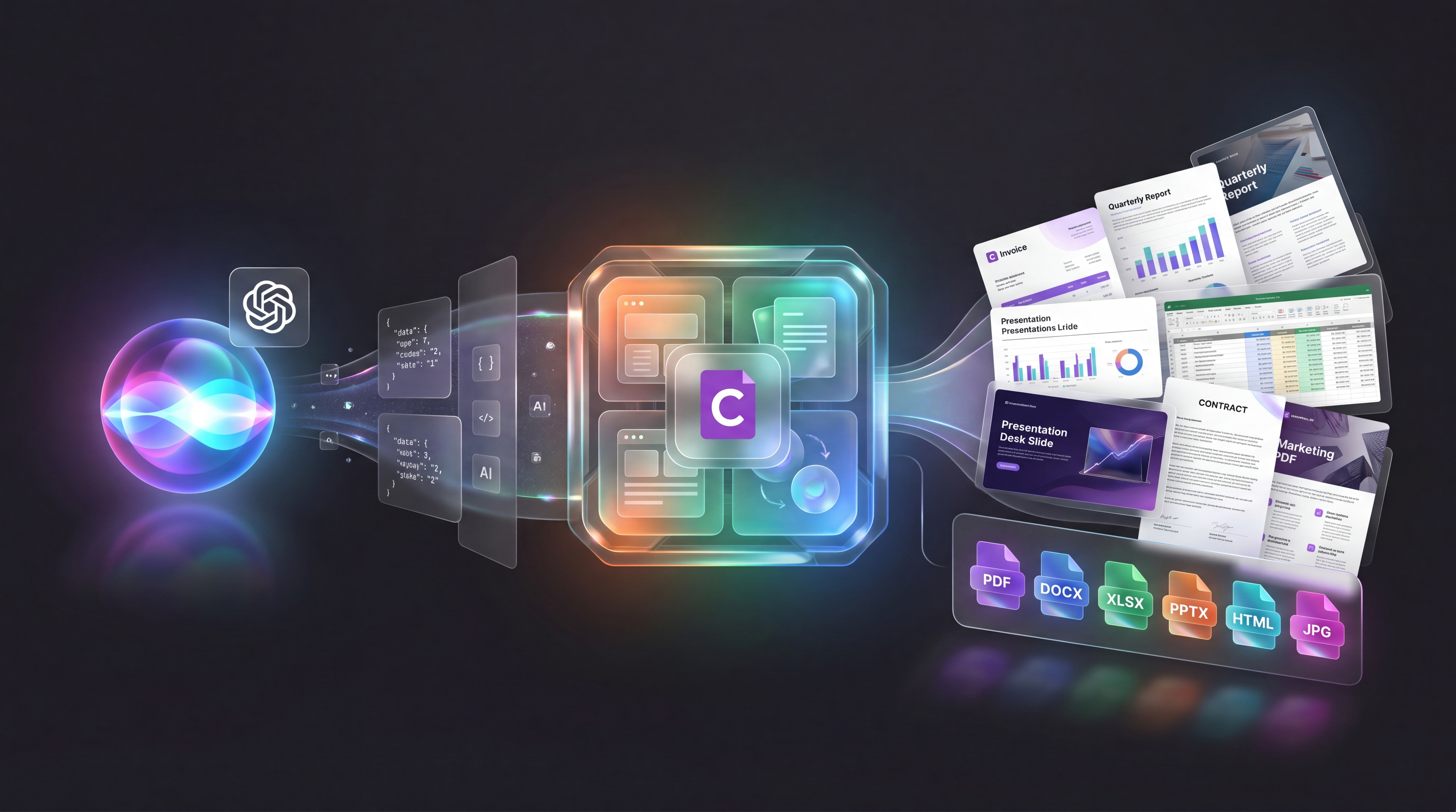 Generate Real Office Documents and PDFs with ChatGPT and Carbone illustration