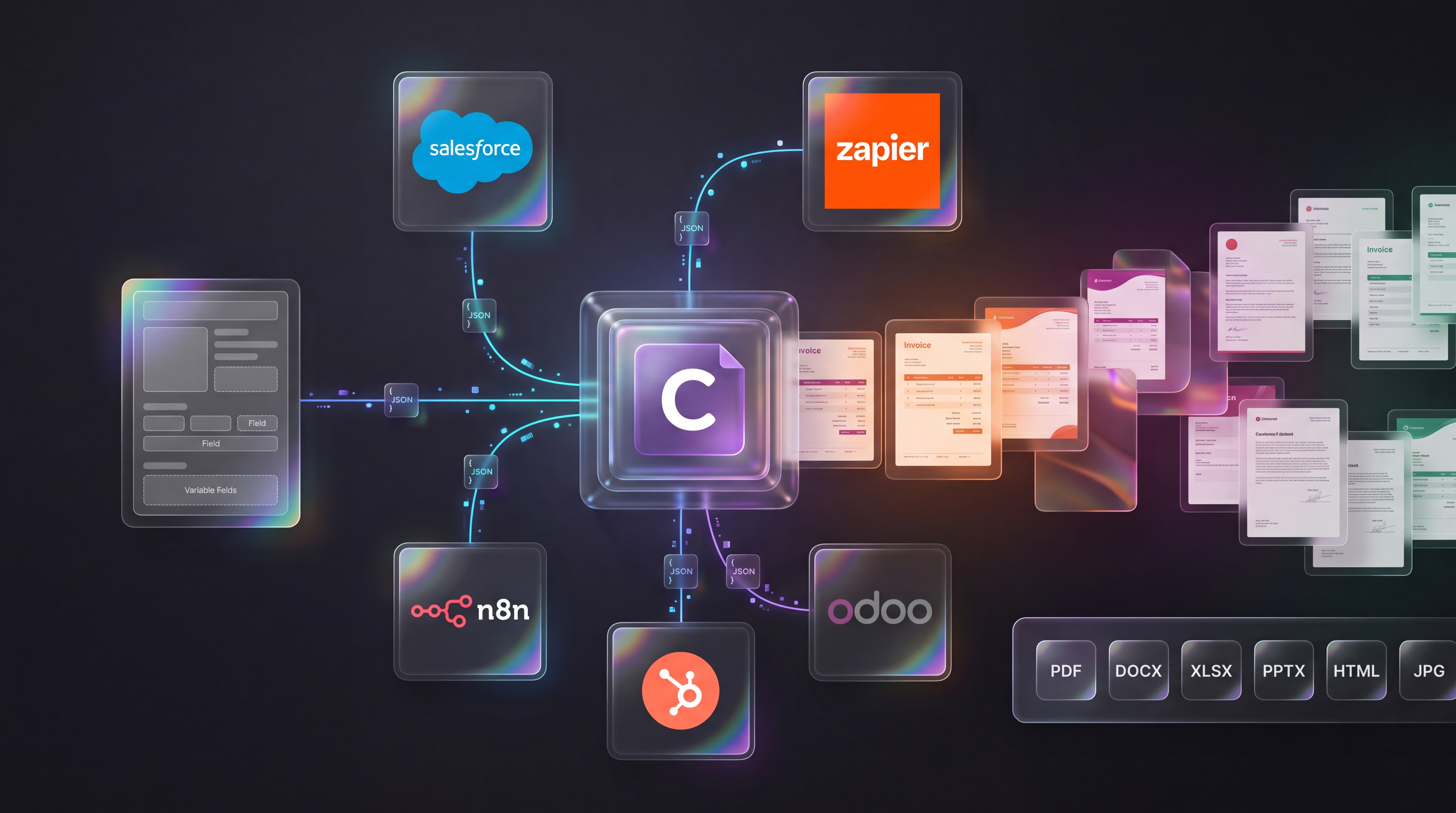 Document automation at scale illustration
